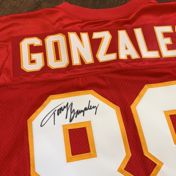Kansas City Chiefs Signed Tony Gonzalez 88 Jersey - Picture 2 of 9